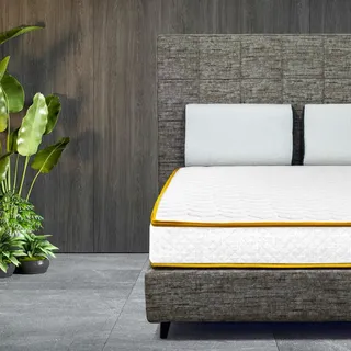 Comfy Line - Doppelmatratze mit Taschenfederkern und Memory-Schaum, 160 x 200 cm, Höhe 23 cm, 1600 unabhängige Federn, abnehmbarer Bezug, frische und atmungsaktive Baumwolle, hergestellt in Italien