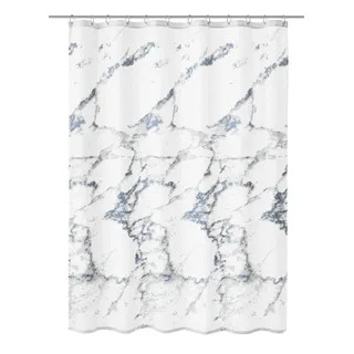 KLEINE WOLKE Duschvorhang Marble 180 x 200 cm anthrazit