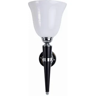 Art Deco Lampe Designer Wandlampe (ohne Leuchtmittel) Mazda Fackel Wandleuchte 58 cm Flurleuchte Antik XC28 Palazzo Exklusiv