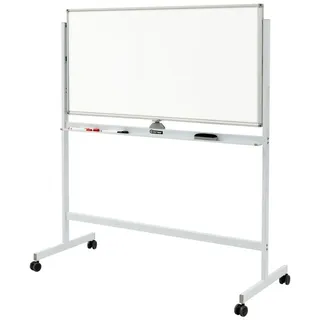 Costway Mobiles Whiteboard 120 x 60 cm Weiß