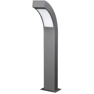 LUCANDE Sockelleuchte Aluminium 60,0 cm inkl. LED-Lampe anthrazit