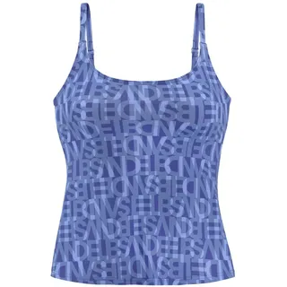 ELBSAND Bikini-Top Letra Blau 36 Cup C/D