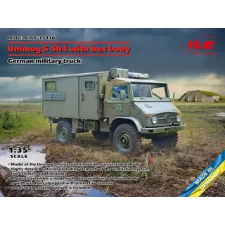 ICM 35136 - Unimog S 404 mit Kastenaufbau 1:35