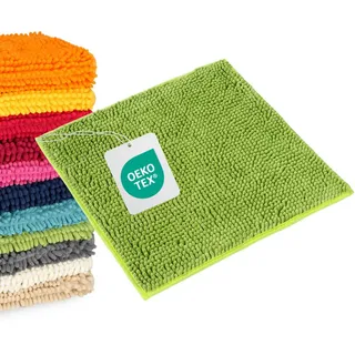 WohnDirect Badematte Grün 45 x 45 cm