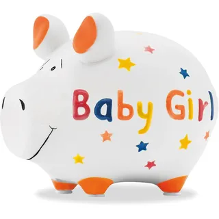 KCG Baby Girl Sparschwein 12,5 x 9 cm