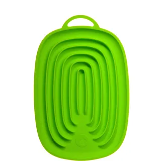 Kochblume Multiablage | Ablage für Küchenhelfer | Premium-Silikon & BPA frei| Hitzebeständig | Spülmaschinenfest | 22cm | Farbe: Limette