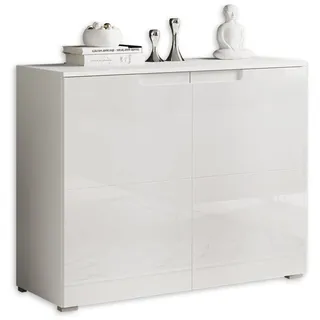 Stella Trading Spice 100 x 80 x 40 cm Hochglanz Weiß
