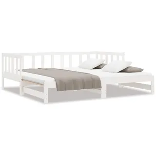 vidaXL Tagesbett 90 x 200 cm Weiß