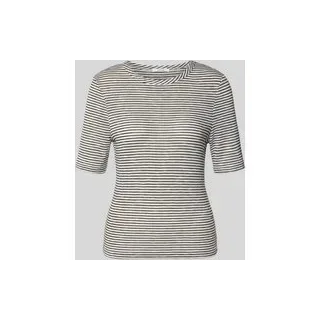 T-Shirt mit Rundhalsausschnitt Modell 'Sambi', Marine, 42