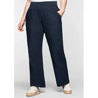 sheego Stoff-Hose Blau 50