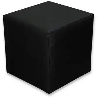Best For Home Sitzhocker Kunstleder 40 x 41 x 40 cm Schwarz