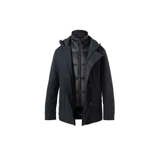 PEUTEREY Herren Jacke blau Mikrofaser unifarben, blau, Herbst/Winter 2024/2025