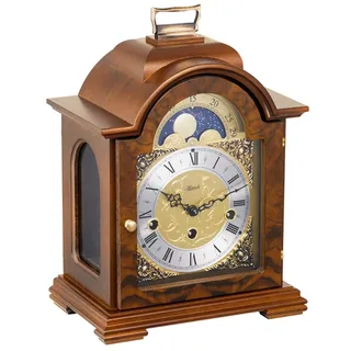 HERMLE 22864-030340 hochwertige Tischuhr Nussbaum