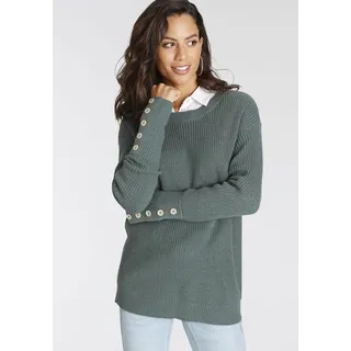 LAURA SCOTT Strickpullover blau 36