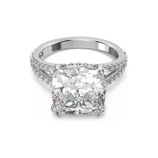 Swarovski Ring - Swarovski Constella Silberfarbene Ring 5638549 - Gr. 17 - in Silber - für Damen