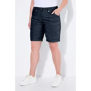 Ulla Popken Cargo-Bermuda 4-Pocket-Schnitt Schwarz 56