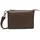 Leather Umhängetasche Brown