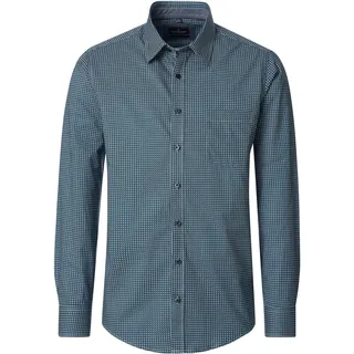 CasaModa Langarmhemd Comfort Fit Blau 3XL
