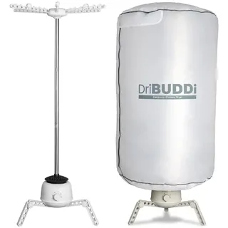 DriBUDDi Compact Elektrischer Wäschetrockner – Tragbarer 850-W-Trockner mit 10-kg-Kapazität, knitterfreie & schonende Trocknung, energiesparend, neues Design 30% effizienter