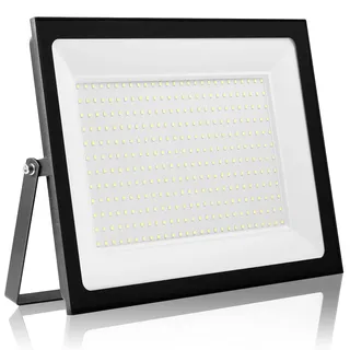 Hondony 300W LED Strahler Außen, 6500K Scheinwerfer Aussenstrahler, IP66 Wasserfest LED Fluter Flutlicht, tageslichtweiße Beleuchtung für Lager, Garten, Garage, Hof, Parkplatz (300W, 6500K)