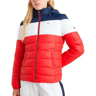 Tommy Jeans Damen Tjw Colorblock Jacket Jacke, Twilight Navy / Multi, S EU - S