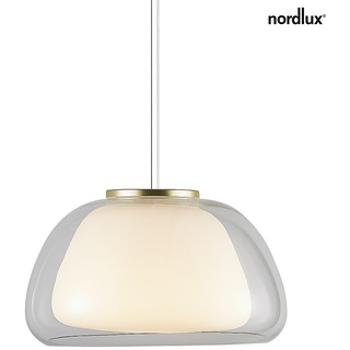 Nordlux Pendelleuchte JELLY, E27, IP20, Messing, Glas opal weiß NORD-2010783001