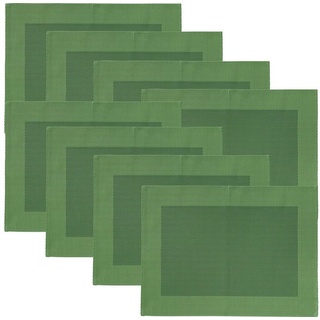 Platzset, »Tischset 8er-Pack«, Erwin Müller, (8-St), Uni grün