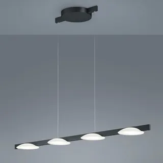 Helestra Pole 4-flg. 46 cm mattschwarz Aluminium