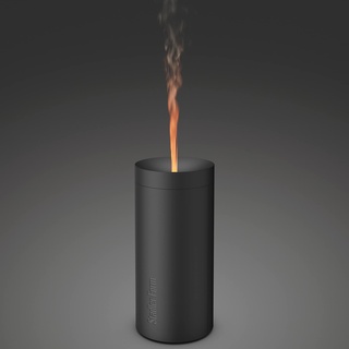 Stadler Form Aroma Diffuser Lucy verströmt im Akku-Betrieb bis 7h ätherische Öle mit Flammen-Effekt, für Entspannung und wohltuende Aromatherapie, schwarz
