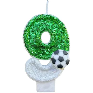 Fiauli Football Party Dekorationen Geburtstag Kerzen Kerzenset umweltfreundlich ohne Geruchsabwälz Design. 9
