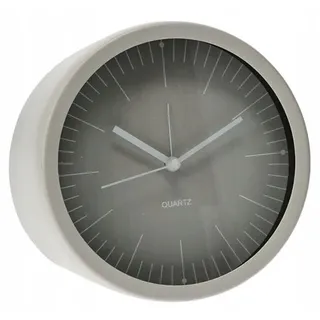 Metall-standuhr, Rund, 15×7cm. Modernes Industriedesign.