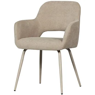 Woood Esszimmerstuhl Jenny Webstoff beige 2er Set