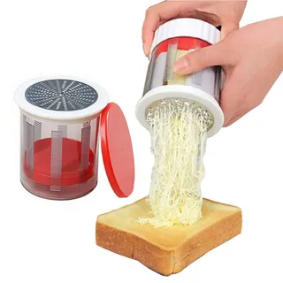 Buttermühle Reibe Cheese Grater Käsetrommelreibe Käsemühle Käsehobel Toast Kekse Nudeln Glatt streichfähige Schokoladen Buttermühle-Schneider