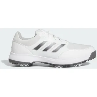 adidas Tech Response 3.0 Wide Golfschuh Cloud White / Dark Silver Metallic / Silver Metallic 46    