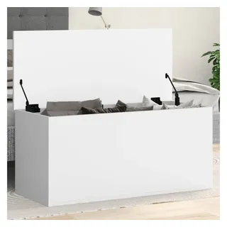 vidaXL Truhe Weiß 100x42x46 cm Holzwerkstoff