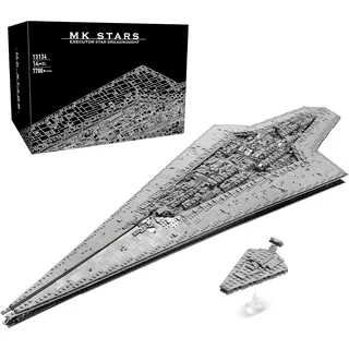 SHHFWU 13134 Executor-Klasse Super Sternenzerstörer Bauset, 7.588+ Teile | 131cm Lang Super Star Destroyer, Groß Raumschiff Modellbausatz,Sammlerstück für Erwachsene, warship Geschenk