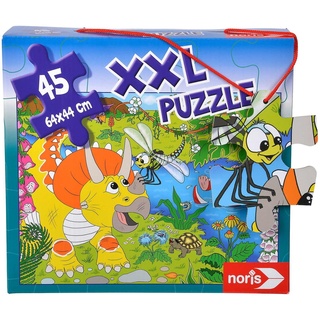 Noris Puzzle 45 Teile Kinder Puzzle XXL Puzzle Dinosaurier 606032028, 45 Puzzleteile