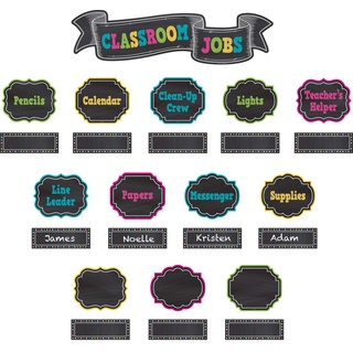 Teacher Created Ressourcen Kreidetafel Brights Klassenzimmer Arbeitsplätze Mini Bulletin Board