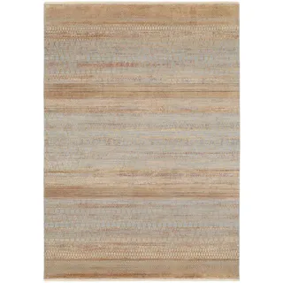 Dieter Knoll Webteppich Tinto Maestro, Braun, Textil, Streifen, rechteckig, 80x150 cm, Oeko-Tex® Standard 100, für Fußbodenheizung geeignet, pflegeleicht, Teppiche & Böden, Teppiche, Webteppiche