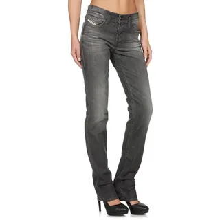 Diesel Straitzee 0815B Damen Jeans (DE/NL/SE/PL, Bundweite & Schrittlänge, 25, 30, Grau) - 25W / 30L