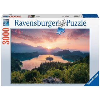 Ravensburger Puzzle 17445 Bleder See Slowenien - 3000 Teile Puzzle für Erwachsene und Kinder ab 14 Jahren