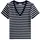 Slim Kurzarm-T-Shirt Mit V-ausschnitt Nos Breton Desert Sky Ecru XL