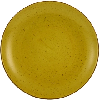 Gourmetteller VINTAGE (DH 28x3 cm) - gelb