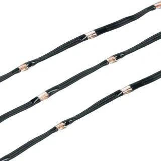 ECD Germany LED Lichterkette Micro Cluster 24 m Warmweiß