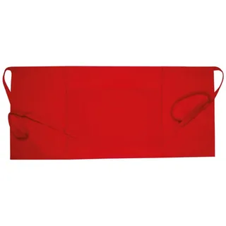 Macma Kochschürze Servierschürze / Größe: ca. 89x40cm / Farbe: rot
