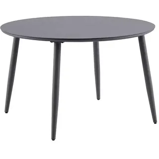Sunfun Solo Balkontisch rund  (Ø x H: 120 x 74 cm, Aluminium, Sintered Stone, Night-Grey)