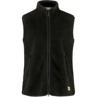 Fjällräven Vardag Pile Fleece Weste Schwarz XL