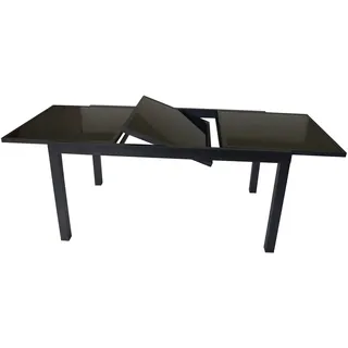 FRG Ausziehtisch 150-210 x 90 x 75 cm Schwarz