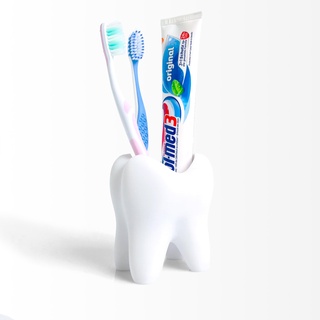 Dolly® Zahnputzbecher - mehr Freude beim putzen - Zahnbürstenhalter Kinder - der lustige Zahn für saubere Zähne - Badezimmer Organizer - Toothbrush Holder - Made in Germany