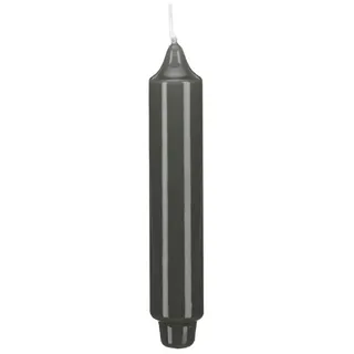 Kopschitz Kerzen Lackkerzen Stabkerzen mit Zapfenfuß Grau 300 x Ø 30 mm, 6 Stück